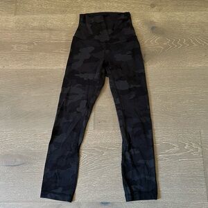 Womens Lululemon Camo Align Leggings